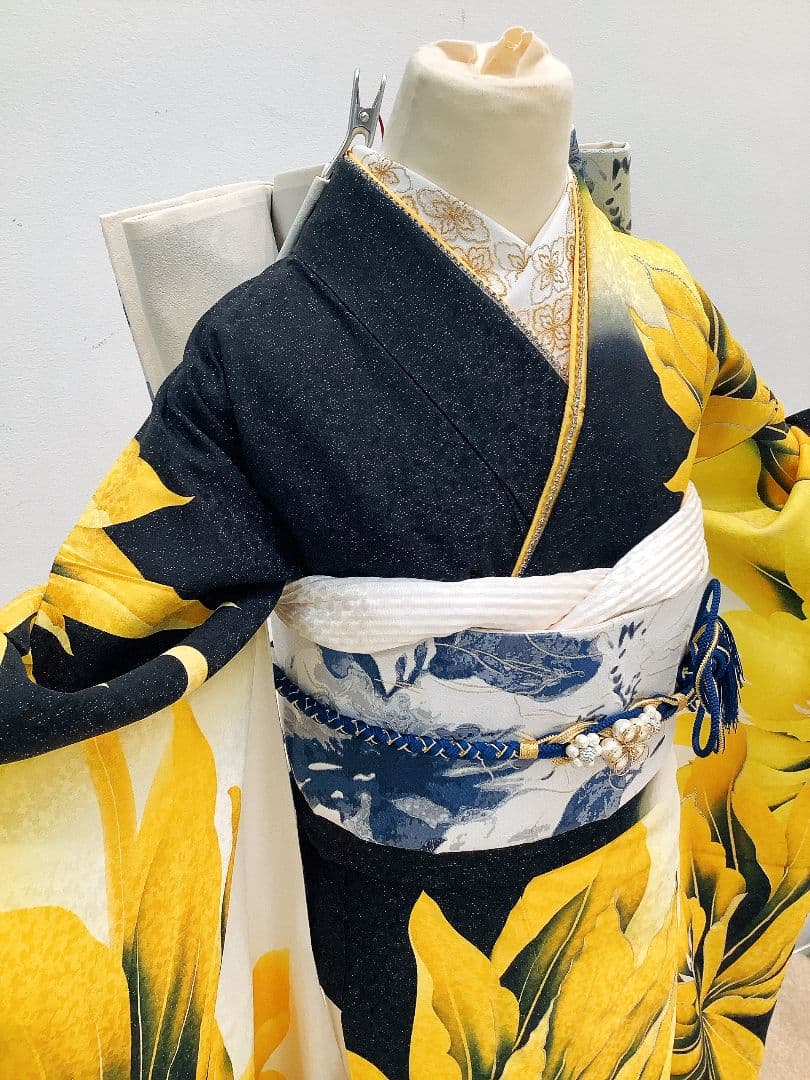 【仕立て上がり】カッコいい振袖以外フルセット