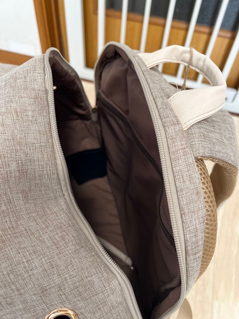 ＊タグ付モンシェリ　パイピングリュックキャリー＊