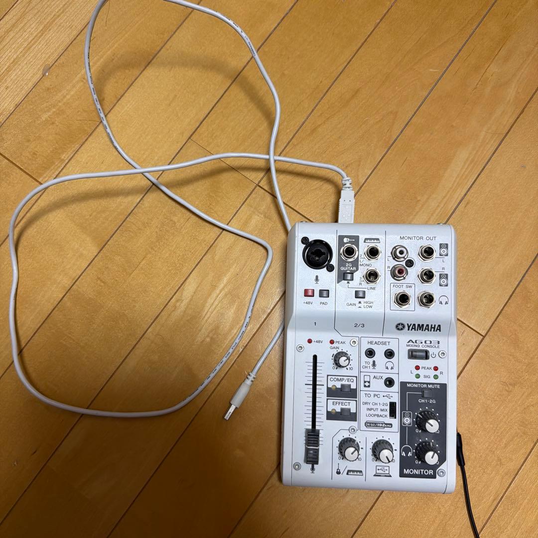 YAMAHA AG03コンデンサーマイク AT2020他　セット