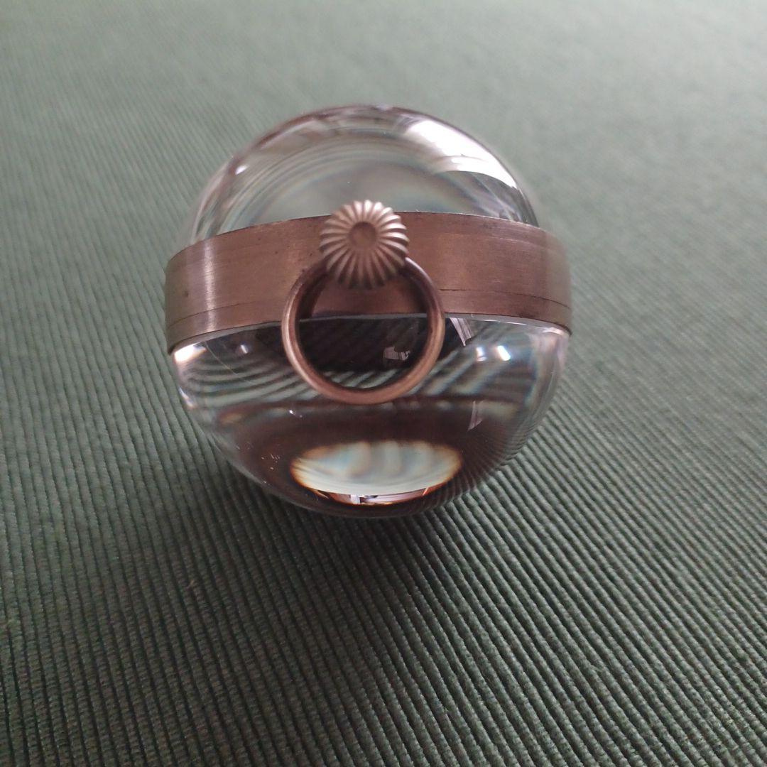 OMEGA オメガ 手巻き アンティーク 球体時計 クリスタル 置時計 稼動品