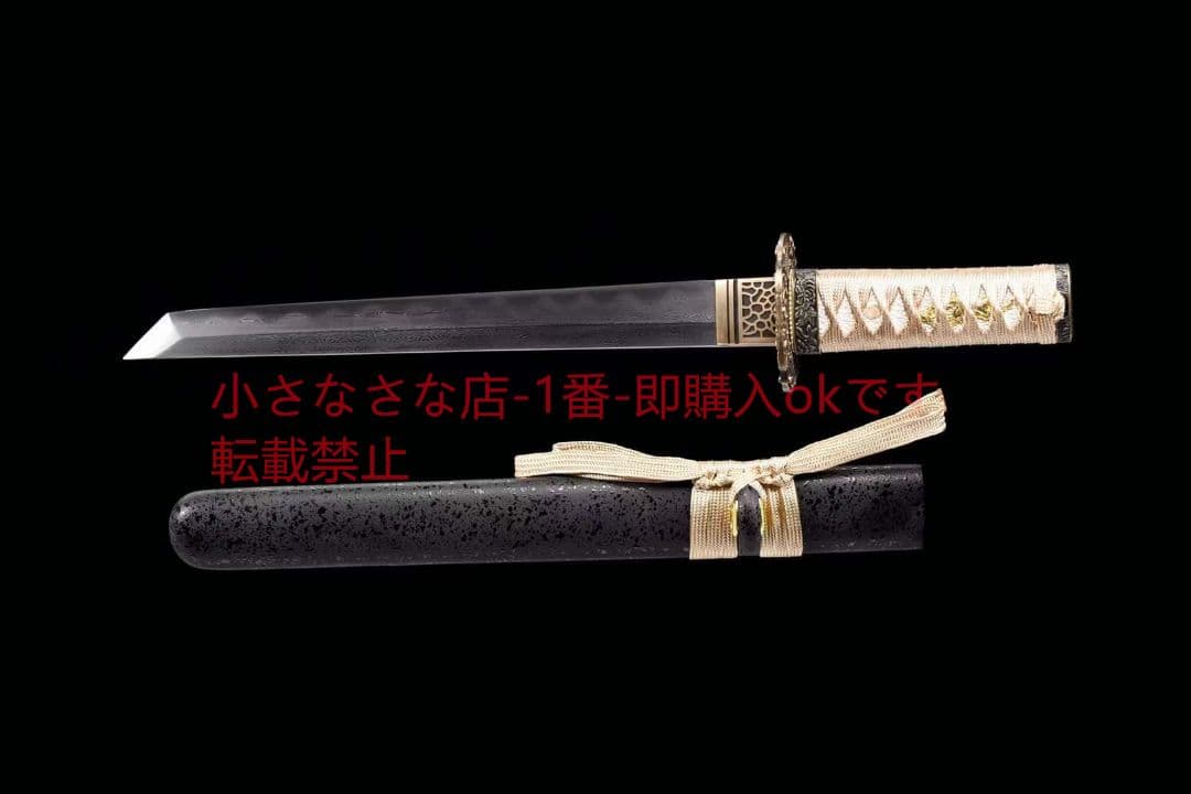 波の直版小武士  古兵器 武具 刀装具 日本刀 模造刀 居合刀