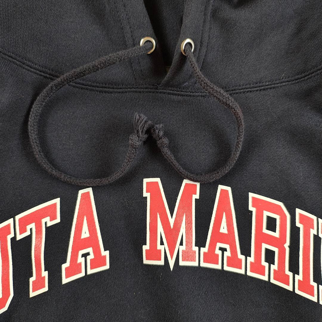 【極美品/コラボ】限定ムータマリン×アカンサス プルオーバーパーカー 濃紺 L