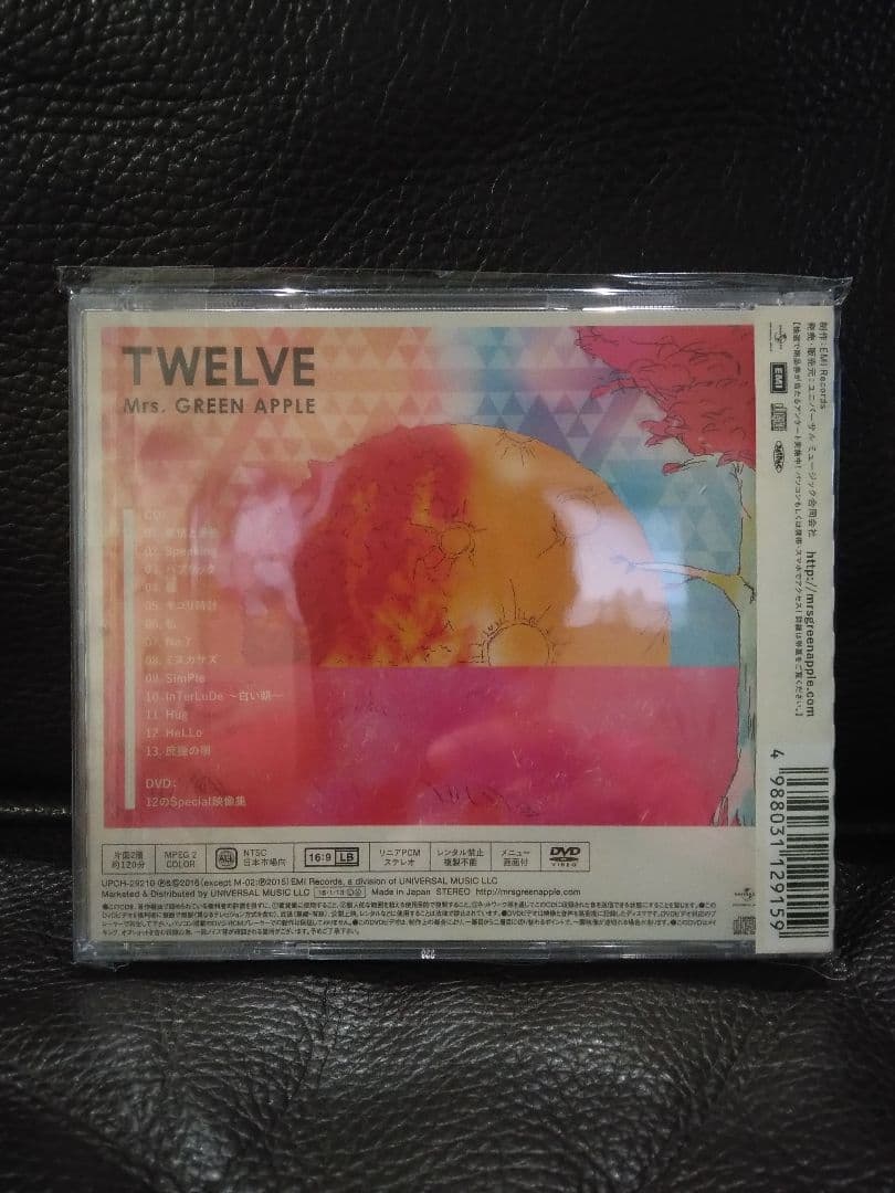 Mrs. GREEN APPLE / TWELVE　CD & DVD(初回限定)