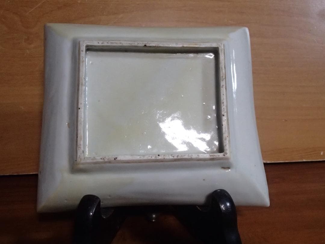 絵皿　角皿　古九谷　骨董