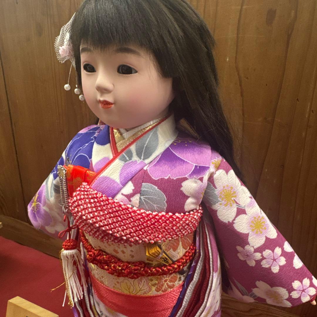 【122】展示品特価　市松人形　13号　段カット