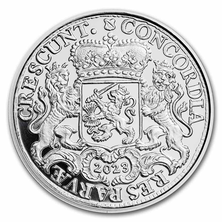 2023年 オランダ シルバーライダー1オンス 銀貨 PCGS MS70 FDI