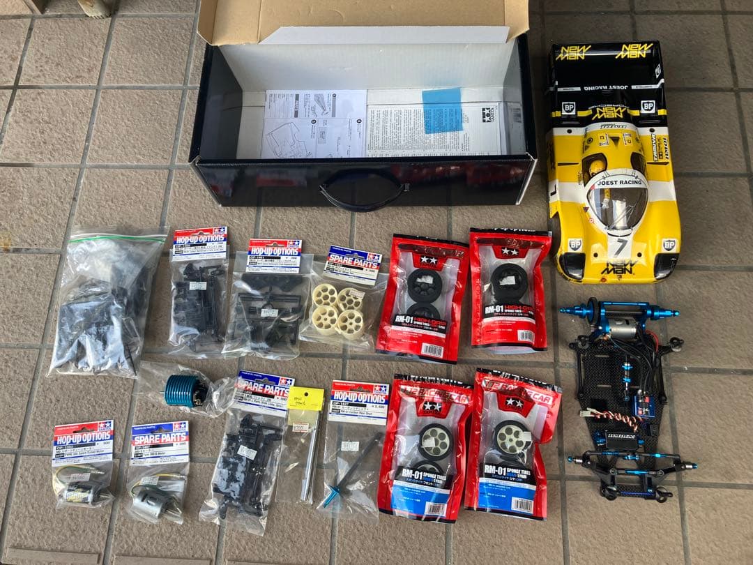 タミヤRM-01X メカプロポフルセット パーツ多数付属