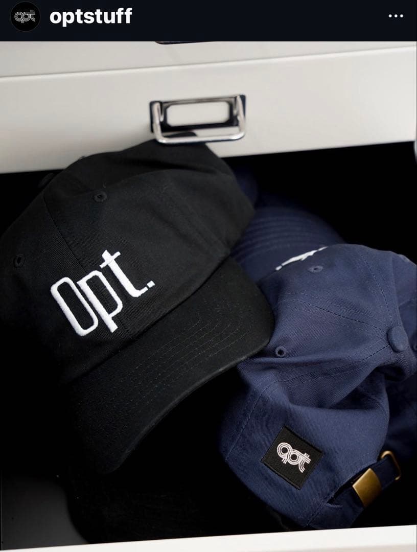 Optstuff コットン キャップ Black 黒 新品未使用未開封