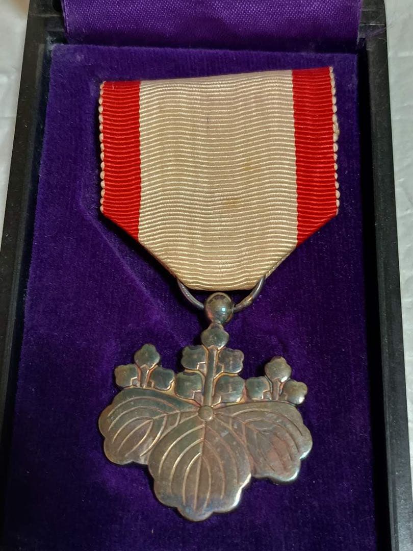 軍功勲章 シルバー メダル ケース付き