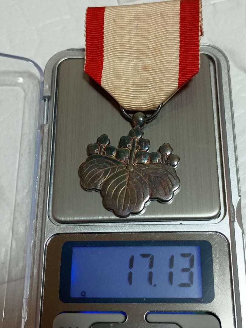 軍功勲章 シルバー メダル ケース付き