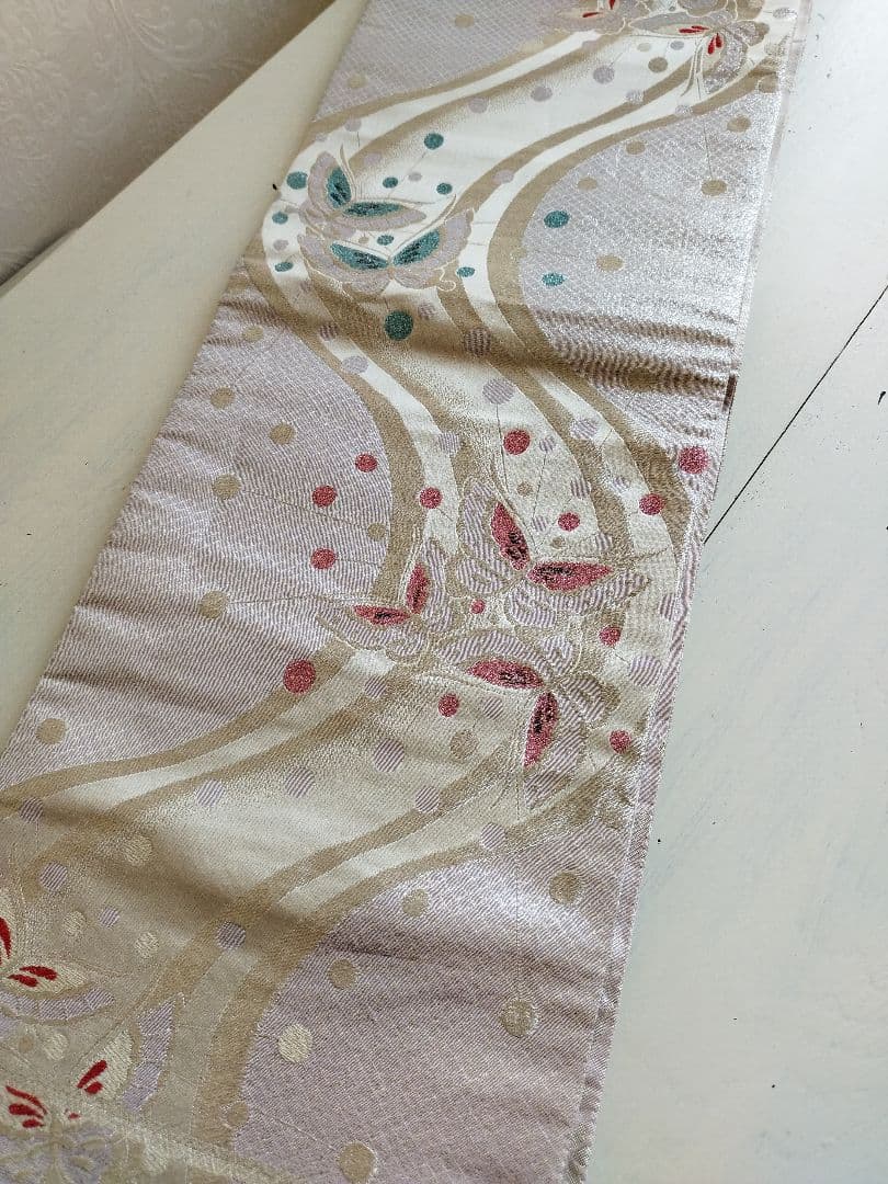 子供　ジュニア用の袋帯☆正絹