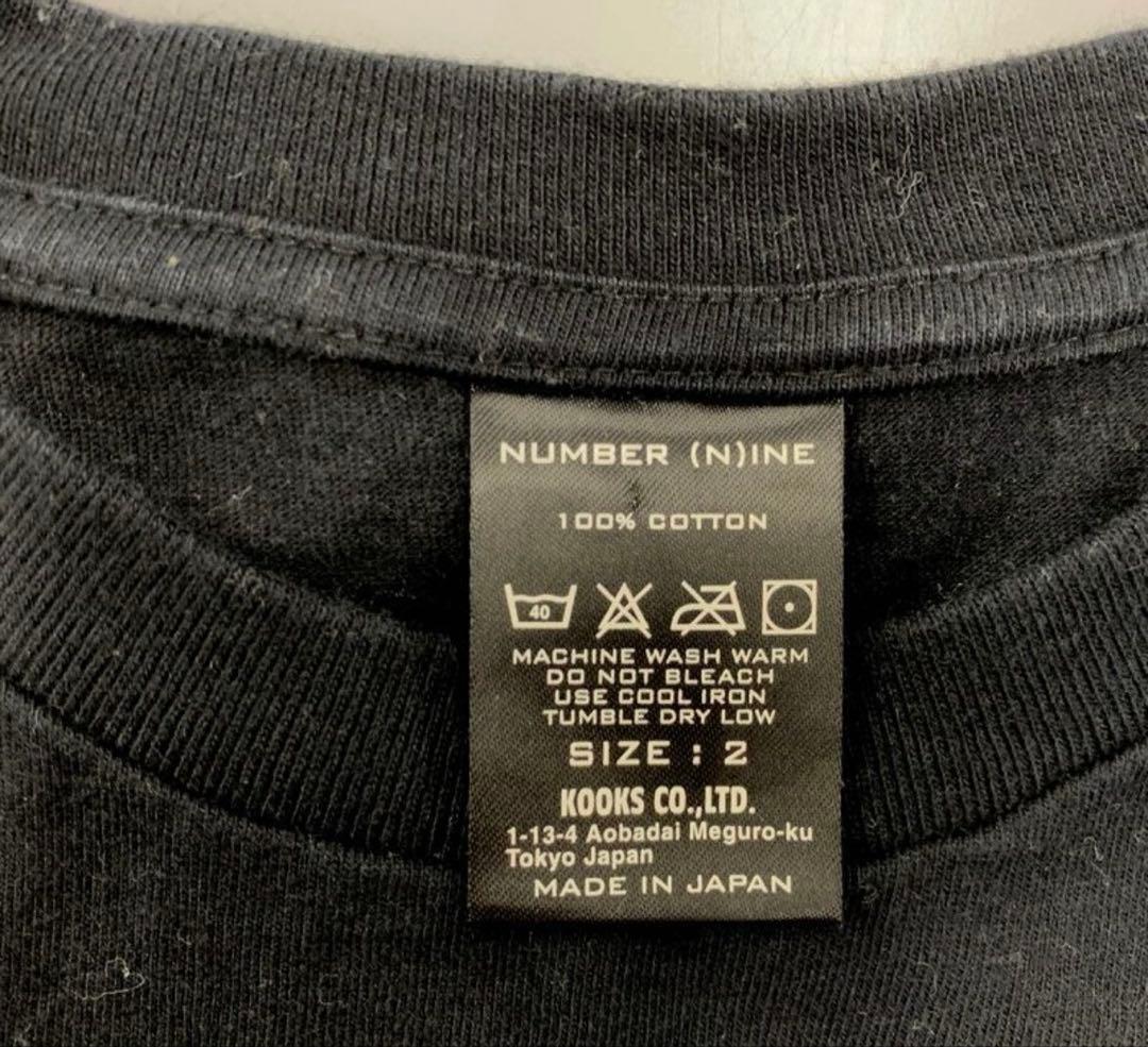 number nine 14aw カート期　復刻　　メッセージT