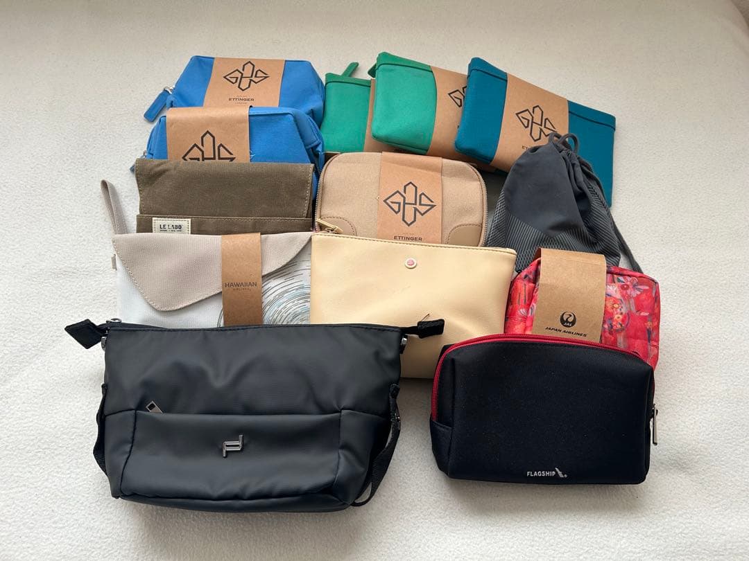 【未開封】ファースト&ビジネスクラスアメニティ13点　ANA,JAL,カタール他