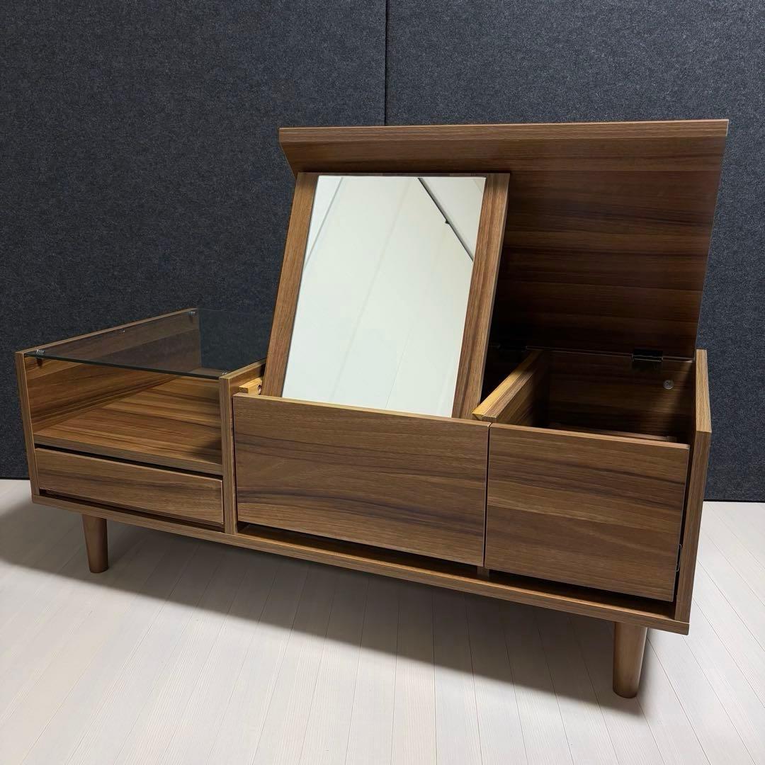 LOWYA ロウヤ　ドレッサーテーブル　リビングテーブル　ローテーブル　収納