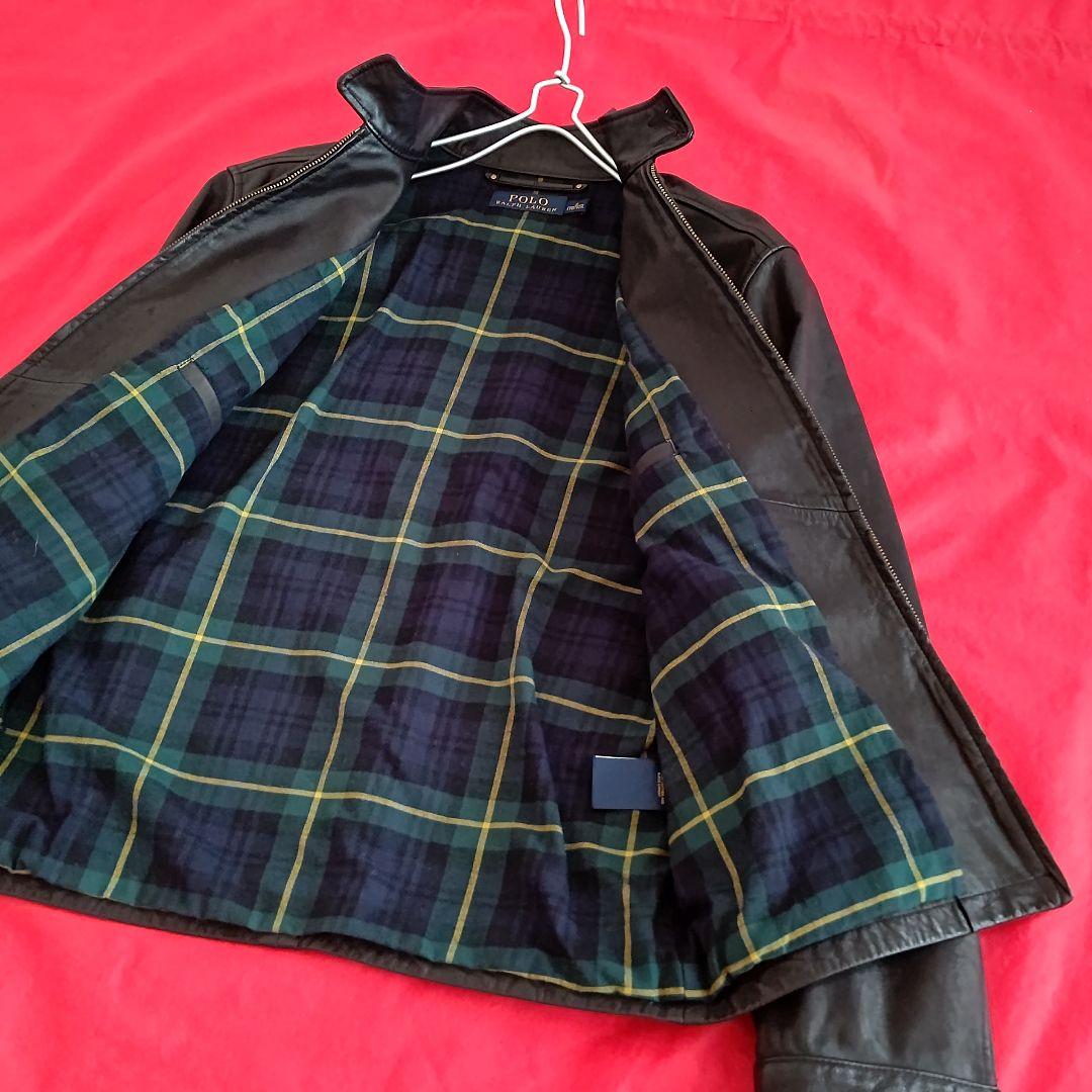 【未使用級◆現行】POLO RALPH LAUREN シングル レザージャケット