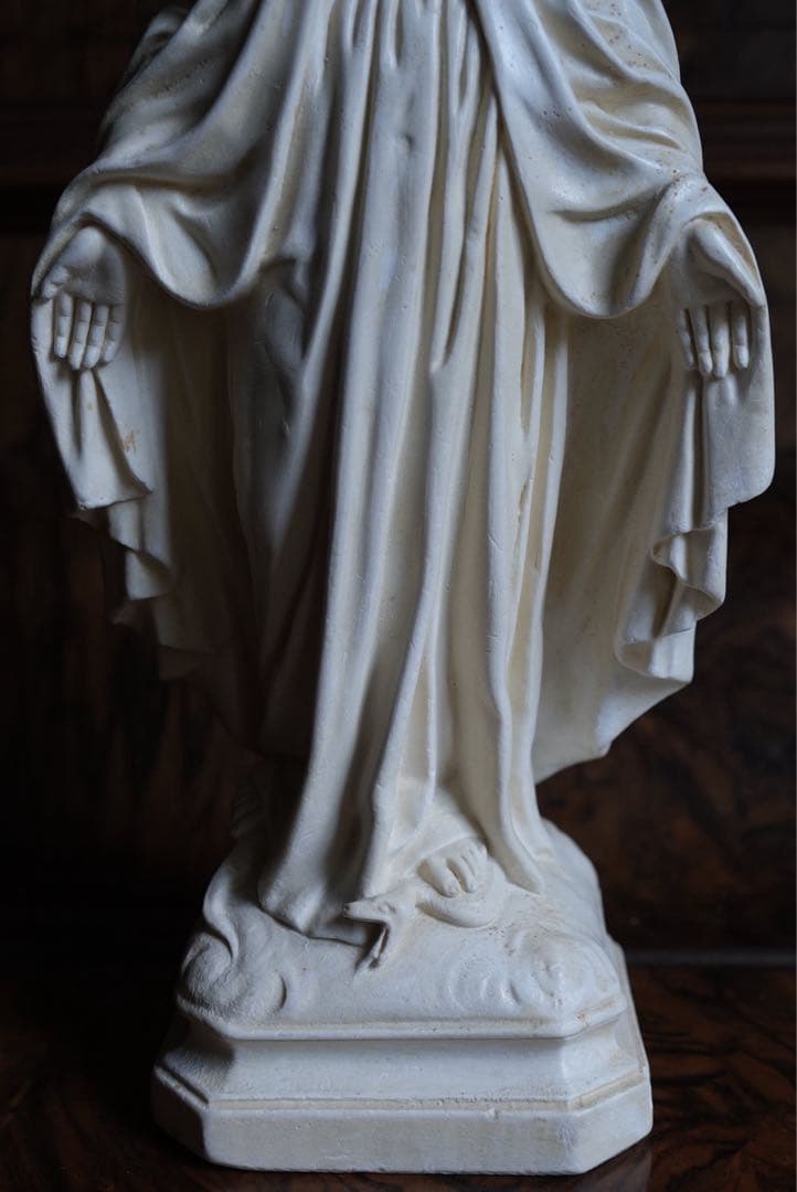 ◎フランスアンティーク　1920年頃　癒しの御顔、美しい聖母マリア像