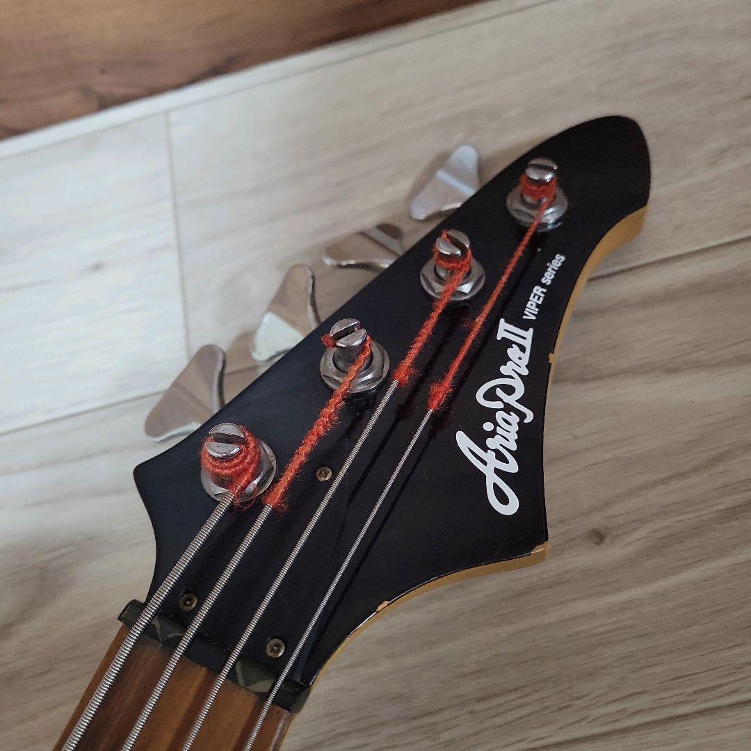 マツモク期 Aria Pro II VIPERシリーズ エレキベース ブラック