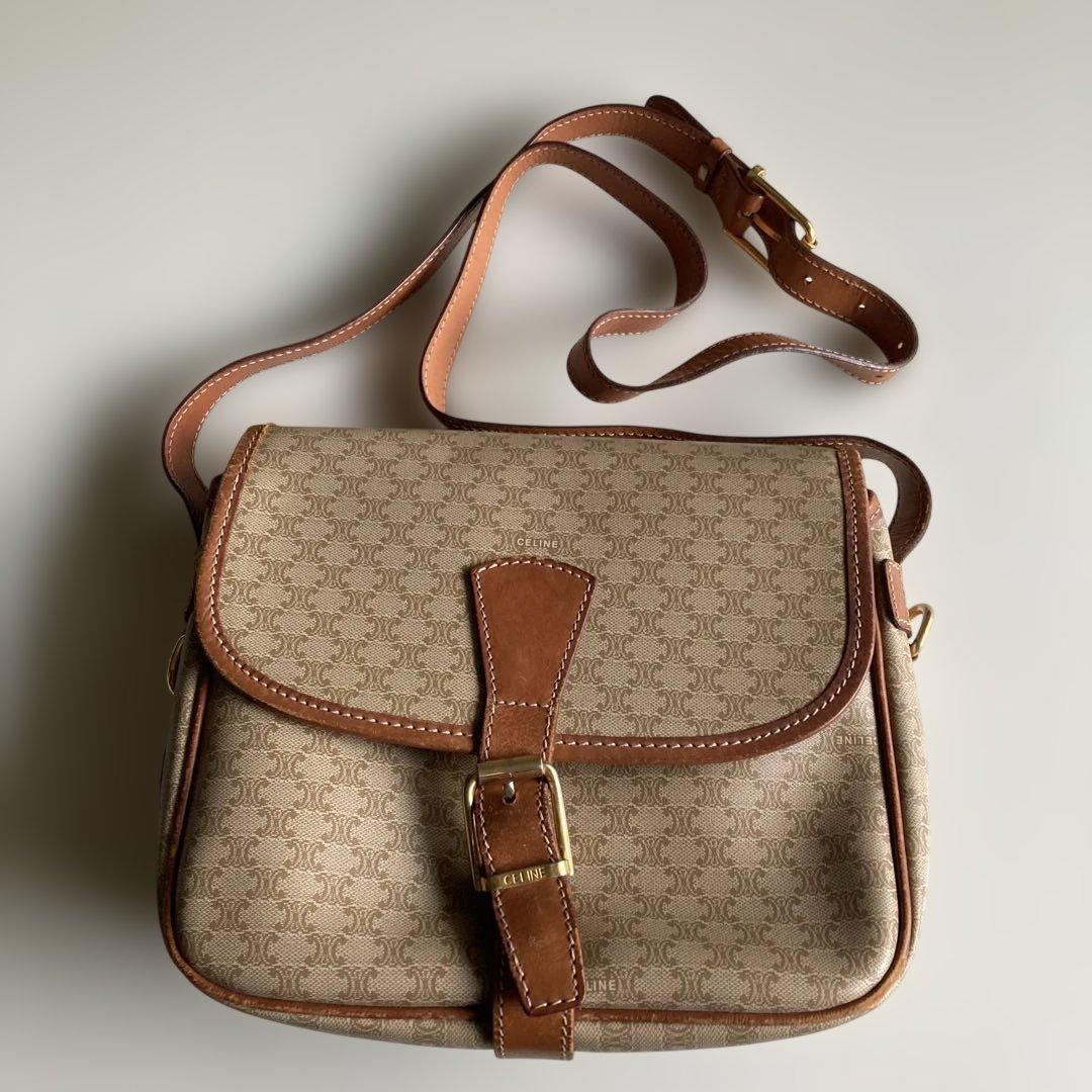 専用　ヴィンテージ　OLD CELINE マカダム ショルダー バッグセリーヌ