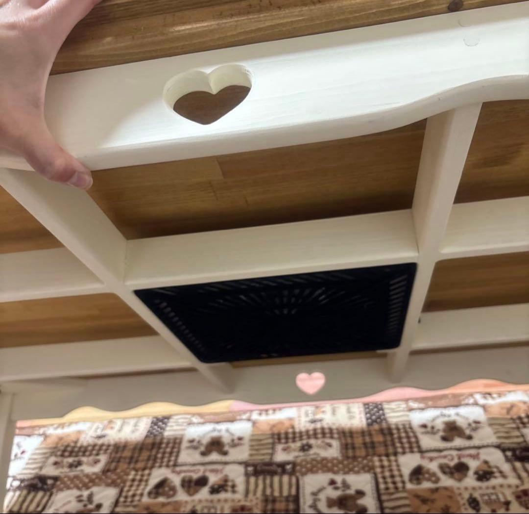 カントリー　こたつ　ローテーブル　ハート家具
