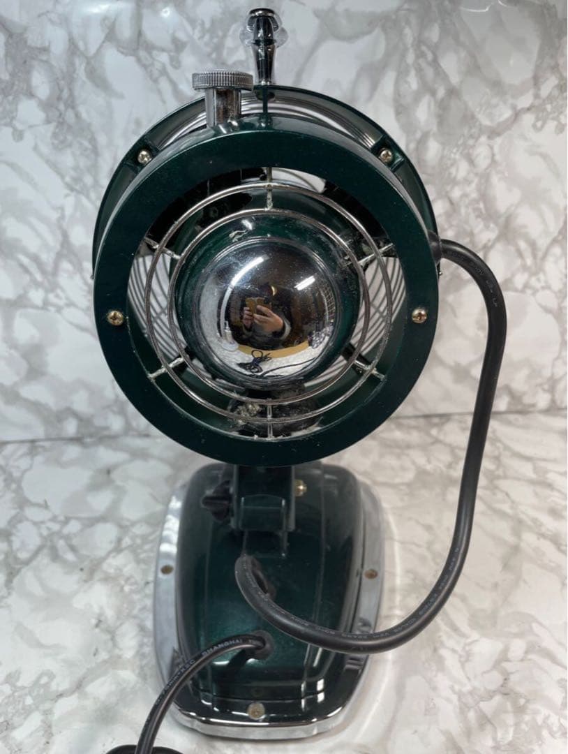 専用　Vintage Fan グリーン 卓上扇風機