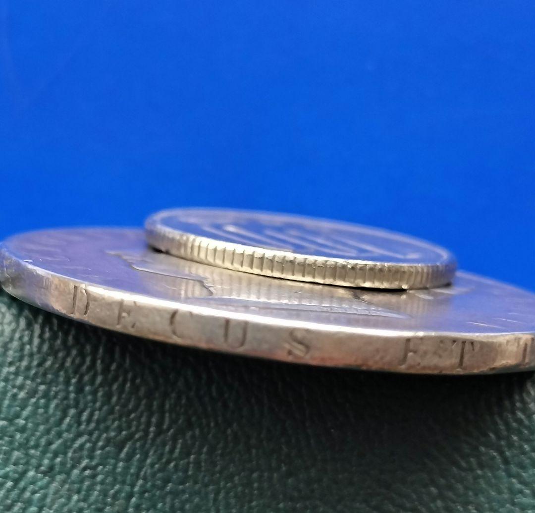 イギリス　クラウン銀貨（1847年）ヴィクトリア女王ヤングヘッド