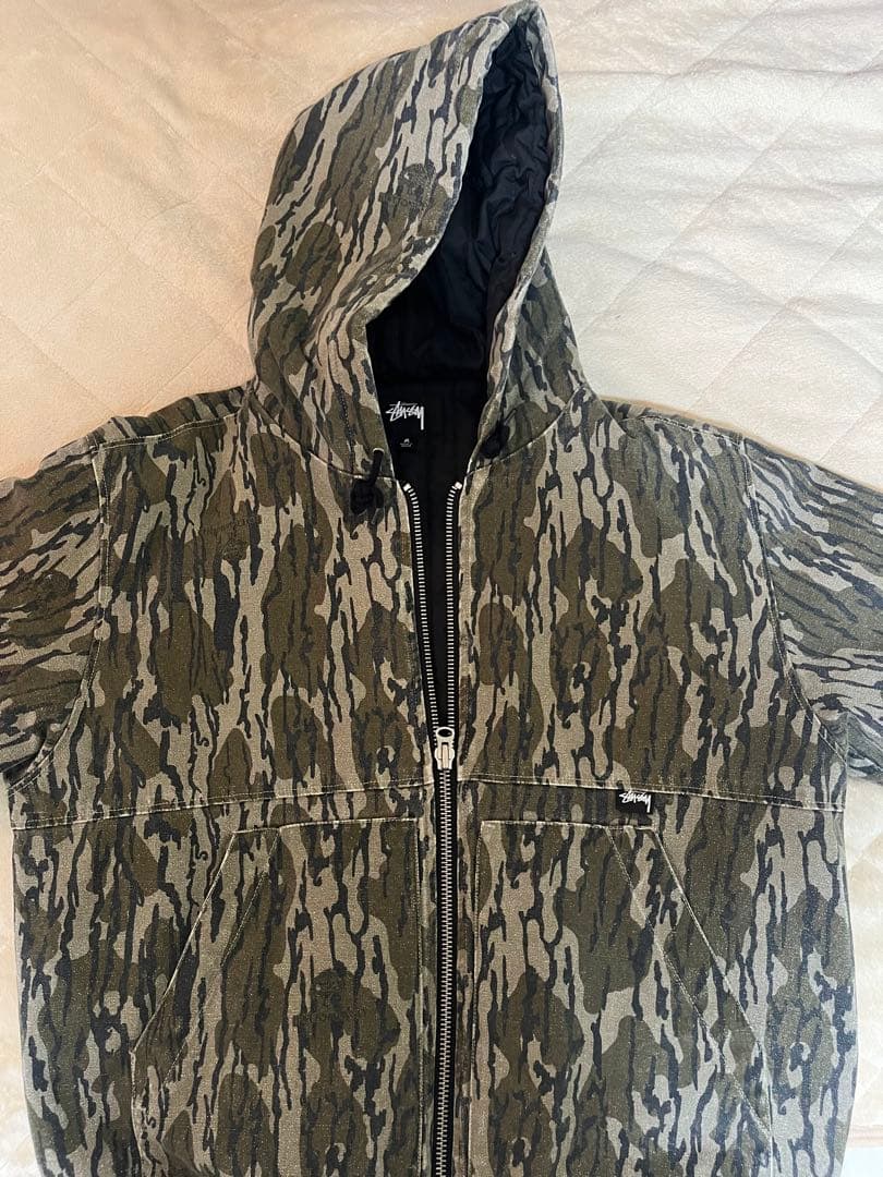 Stussy 迷彩柄 フード付きジャケット M