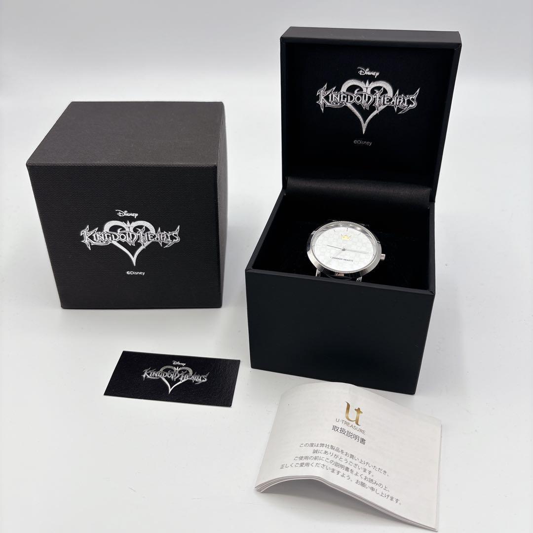 美品 ユートレジャー キングダムハーツ モノグラム 腕時計 革ベルト
