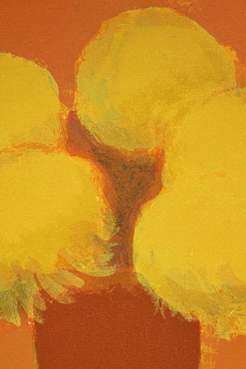 カトラン【床の間・秋】 大版 リトグラフ