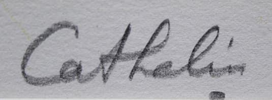 カトラン【床の間・秋】 大版 リトグラフ