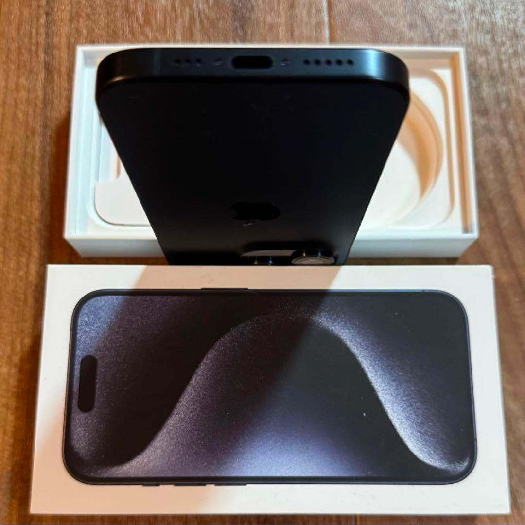 【ほぼ新品】iPhone15 Pro 128GB ブルーチタニウム SIMフリー