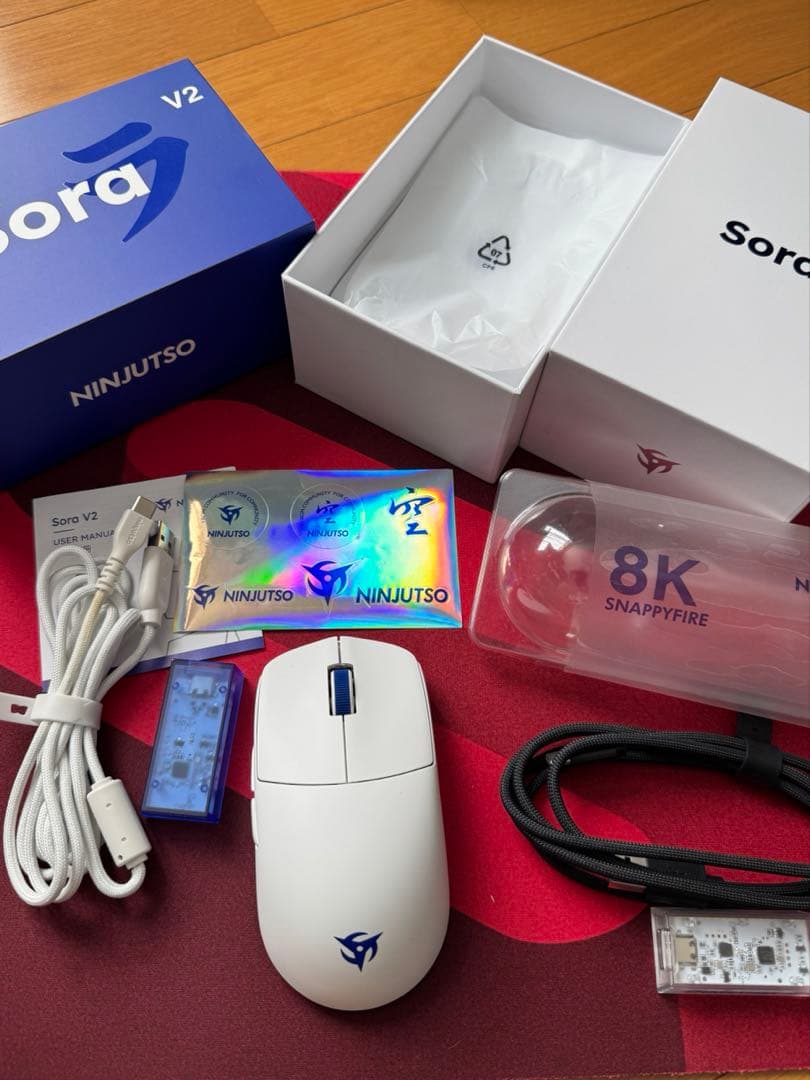 マウス・トラックボール Ninjutso Sora V2 & 8K Snappyfire