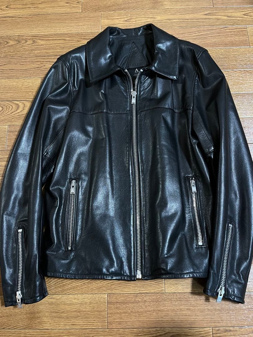 A LEATHER DRIZZLER JACKET ドリズラーレザージャケット