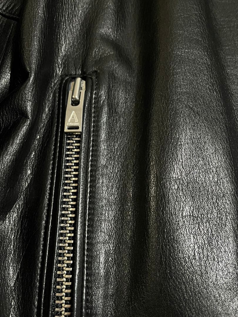 A LEATHER DRIZZLER JACKET ドリズラーレザージャケット