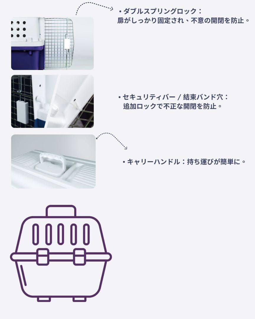 猫犬　ケージ クレート　ペットパレス BB60N 移住　お出かけ 輸送