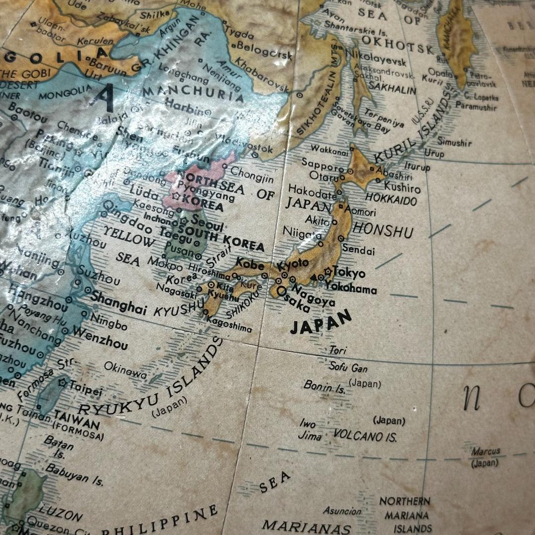 アメリカ製 ヴィンテージ地球儀 REPLOGLE GLOBES