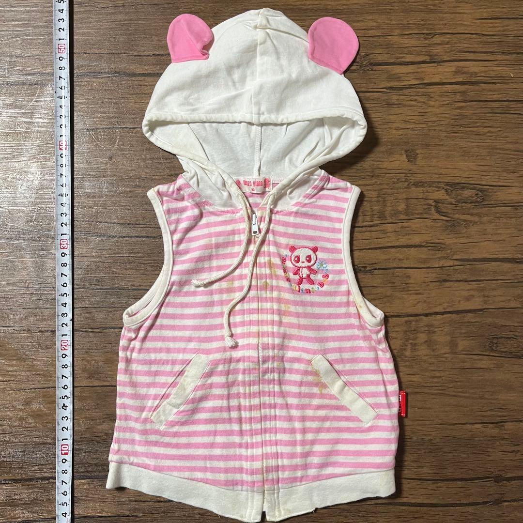 メゾピアノ　90サイズ衣類セット　みみぽぽ　Tシャツ、ズボン　おまけ付