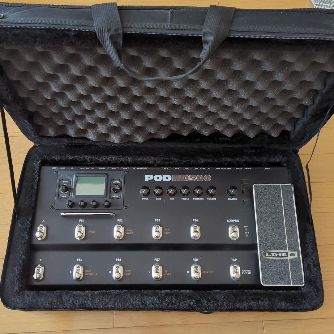 LINE6 POD HD500【ジャンク】＋SKB マルチエフェクターケース