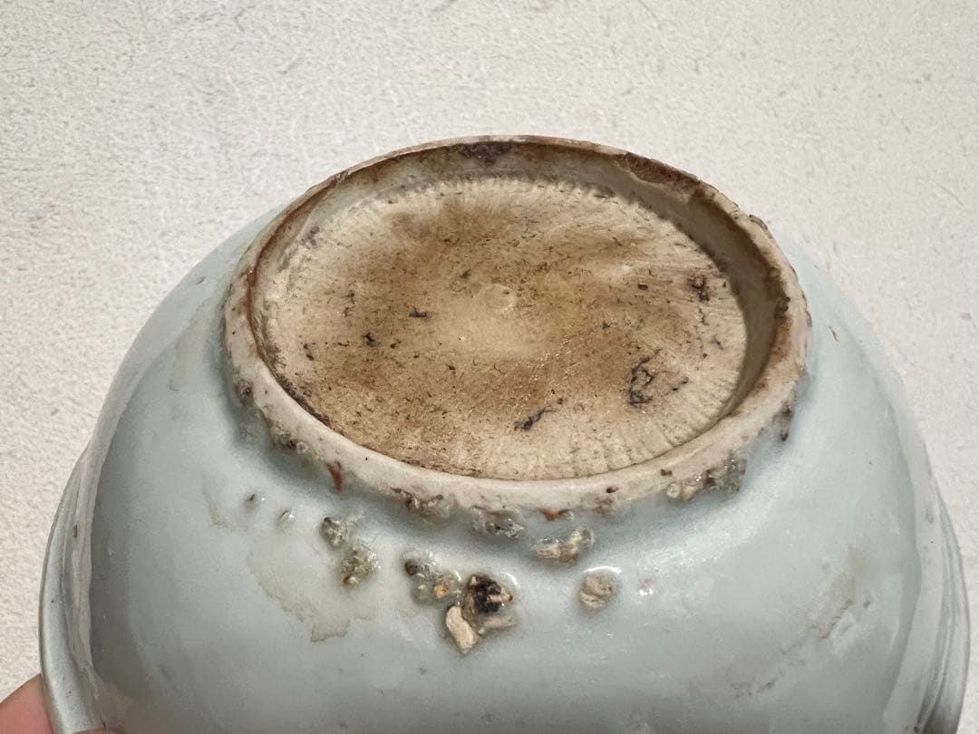 中国 明朝 古染付 ナズナ文様 魯山人 愛玩 向付 懐石 茶道 骨董 古美術