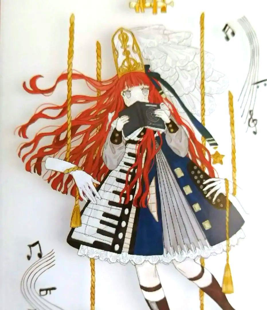 J25＃春之声(霧面PET)阅后即焚 切り売り海外人物マステ女の子音楽楽器音符