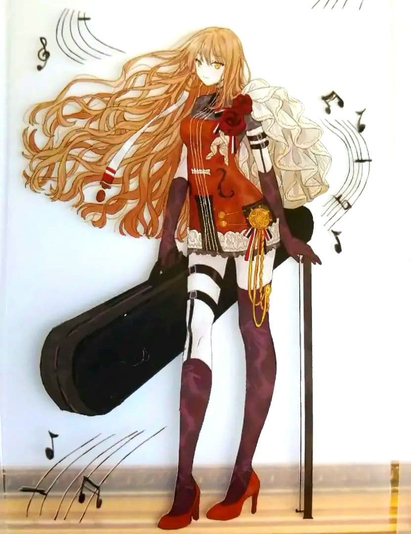 J25＃春之声(霧面PET)阅后即焚 切り売り海外人物マステ女の子音楽楽器音符