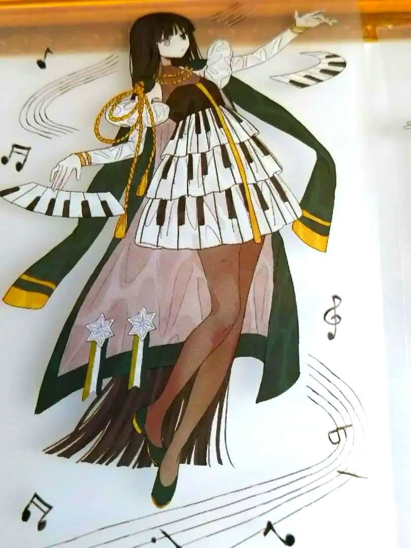 J25＃春之声(霧面PET)阅后即焚 切り売り海外人物マステ女の子音楽楽器音符