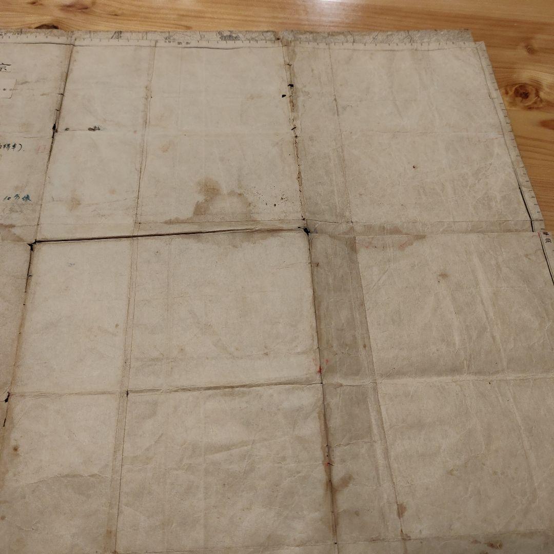 古地図　京都　約１００年前の地図　大正11年　コレクション　昔の地図　最安値