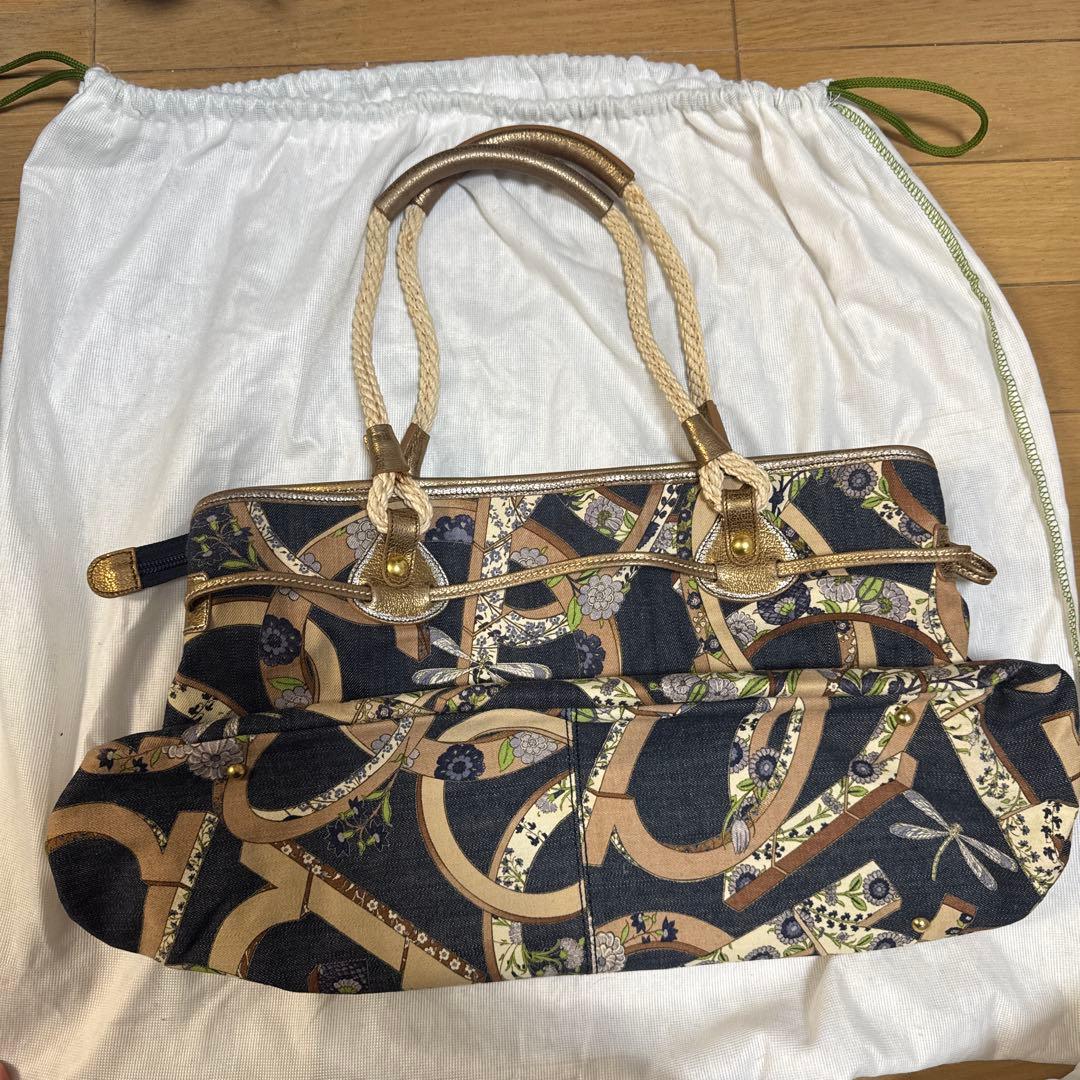 Salvatore Ferragamo 花柄ハンドバッグ