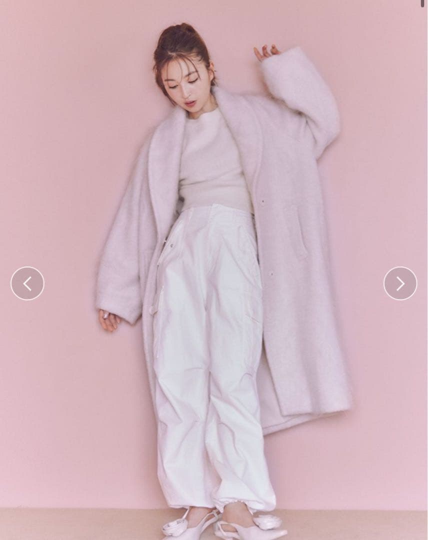 SNIDEL スナイデルアウター　チェスターコート シャギーロングコート0サイズ