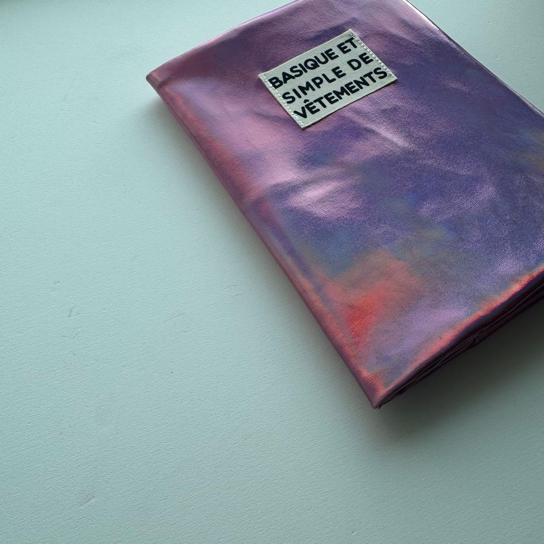 バインダーカバー　オーロラピンク　A6 韓国　貯金