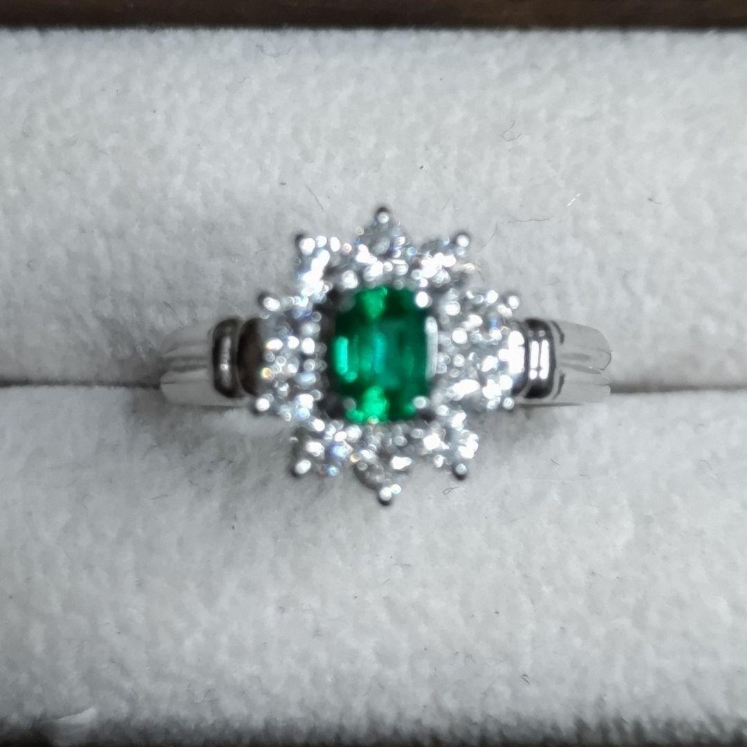 まちゅなりんさま。売約済み。他の方は受付ません。メラルド ダイヤモンド リング