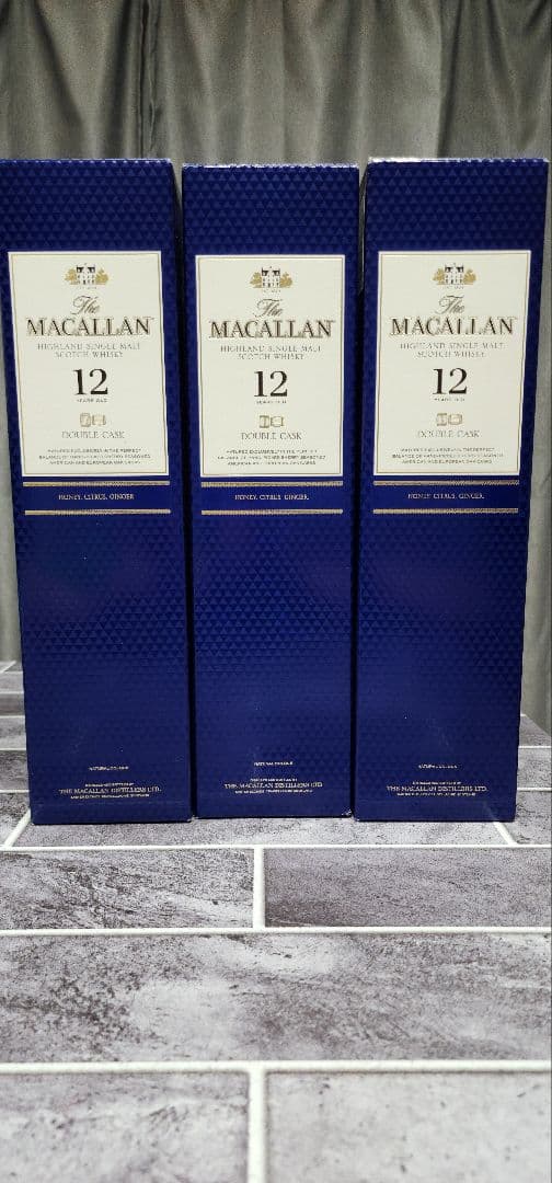 MACALLAN 12年 ダブルカスク シングルモルトウイスキー 3本セット