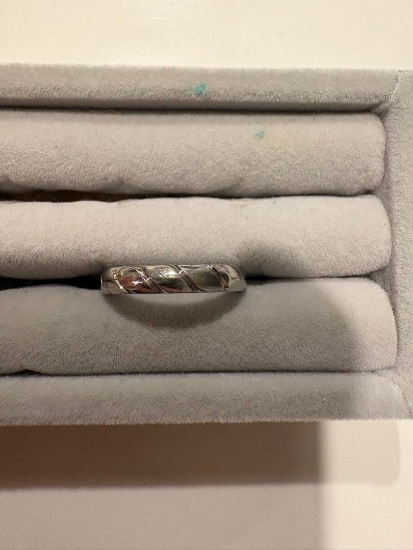 ショーメ　プラチナリング　16号　トルサード リング