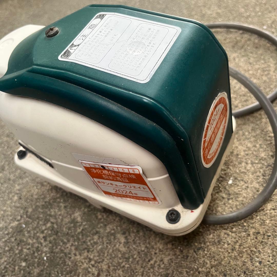 動作品　 ブロワ エアーポンプ テクノ高槻 XP-80 風量80L/min