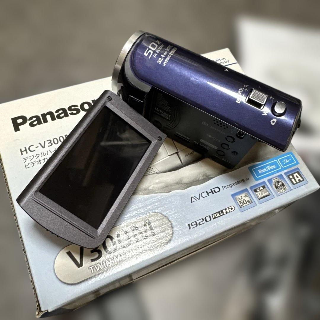 【良品】Panasonic HC-V300M　ビデオカメラ